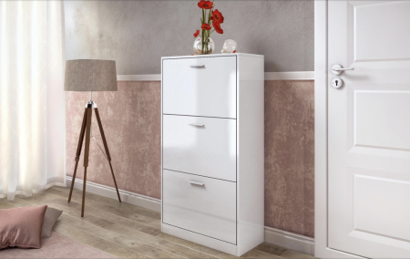 Pantofar - Pantofar Lino Alb 3 Usi