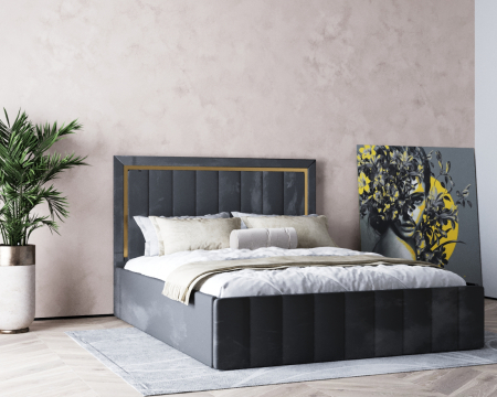 Pat Elegance Tapitat Gri 180x200 [2]