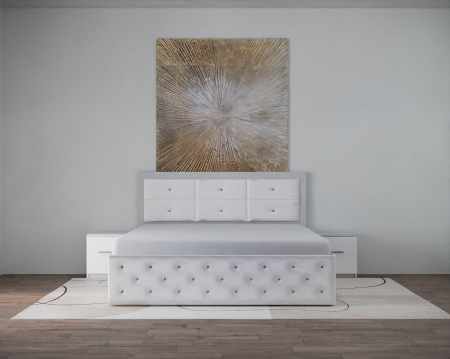 Set Pat Nemira New Alb cu Noptiere [3]