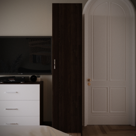 Dressing / Dulap - Soldat cu 4 polite si o usa Wenge