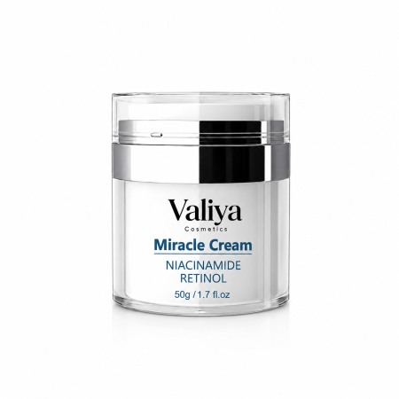 Produse de ingrijire - Miracle Cream – Crema de fata cu Niacinamida si Retinol, 50 g