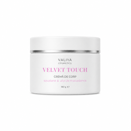 Produse de ingrijire - crema-corp-catifelanta-squalane-macadamia-velvet-touch-valiya-cosmetics