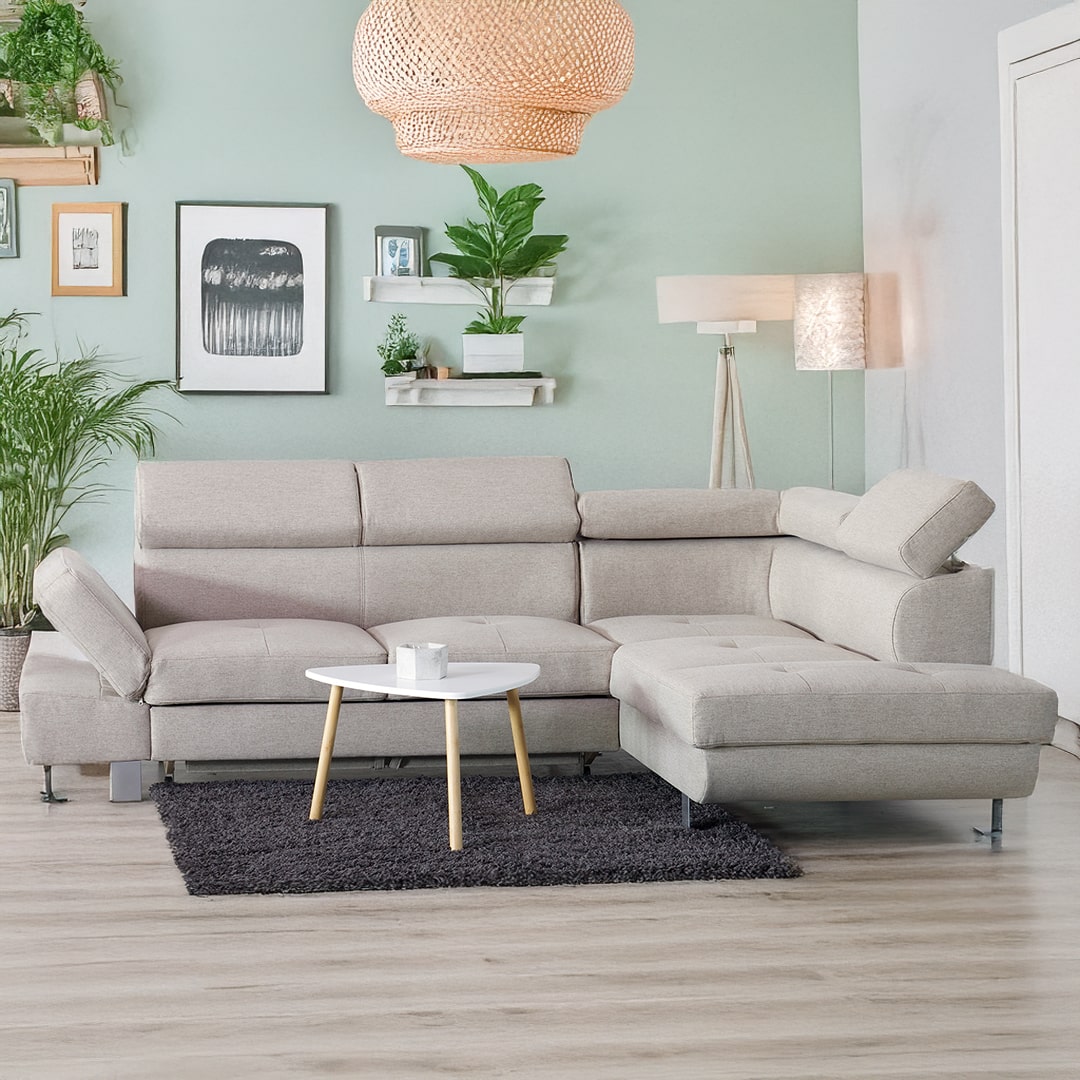Colțar extensibil LIMA în stil scandinav | Valmedy Collection