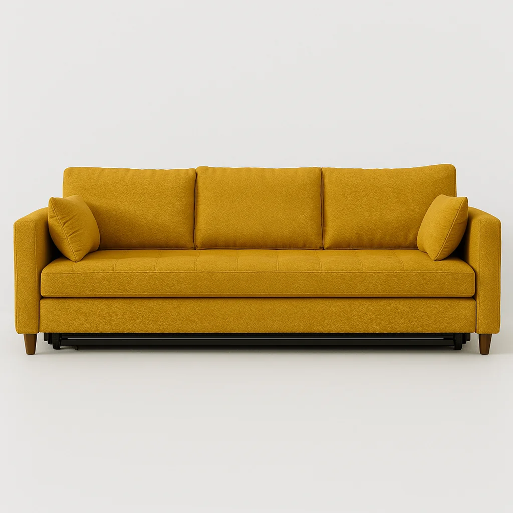 Canapele - Canapea extensibilă ARIANA C3 - 3 Locuri, Stofă, Catifea | Valmedy Collection