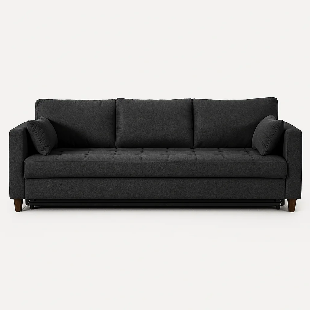 Canapele - Canapea extensibilă ARIANA C3 - 3 Locuri, Stofă, Catifea | Valmedy Collection