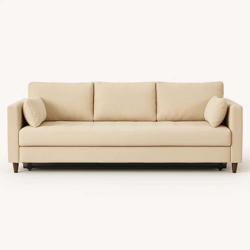 Canapele - Canapea extensibilă ARIANA C3 - 3 Locuri, Stofă, Catifea | Valmedy Collection