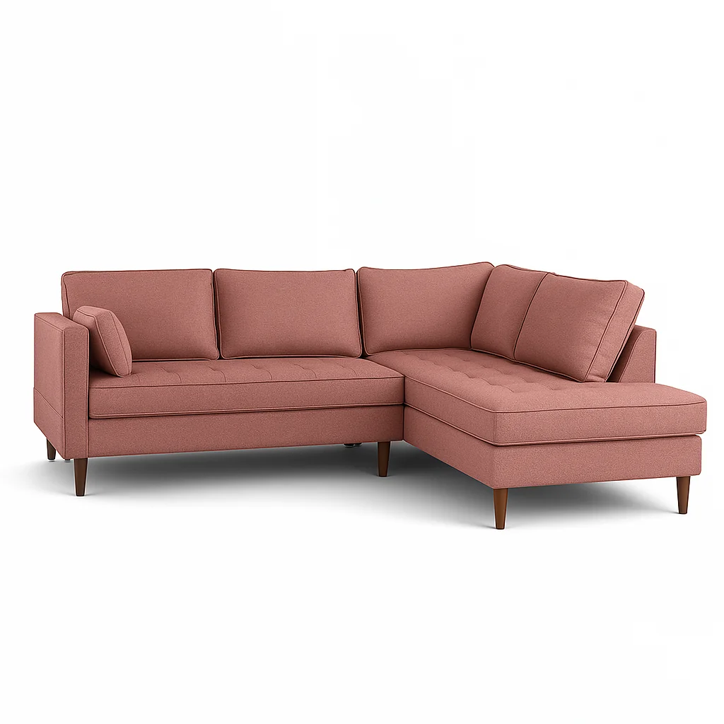 Colțare extensibile - Colțar extensibil ARIANA L - 5 Locuri, Stofă, Catifea | Valmedy Collection