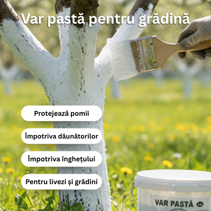 Pungă cu var pastă ecologic 5 kg, protecție naturală pentru pomii tăi [2]
