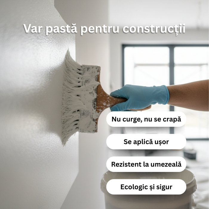 Var pastă ecologic pentru construcții 8 kg, ideal pentru finisaje și restaurări [2]