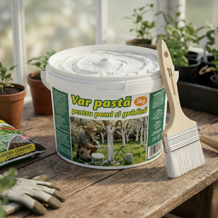Var pastă natural gata de folosit 3 kg, protecție naturală pomi fructiferi, împotriva dăunătorilor și mușchilor [2]