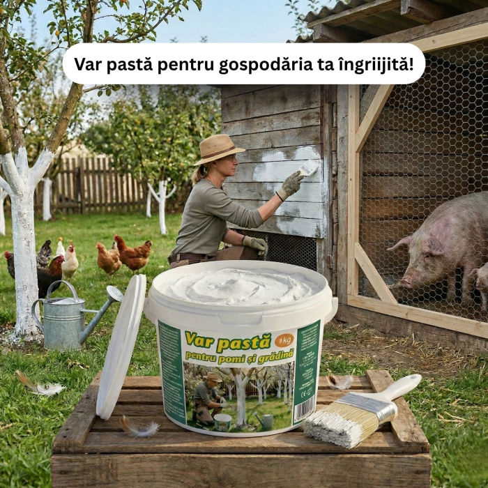 Var pastă natural gata de folosit 3 kg, protecție naturală pomi fructiferi, împotriva dăunătorilor și mușchilor [4]