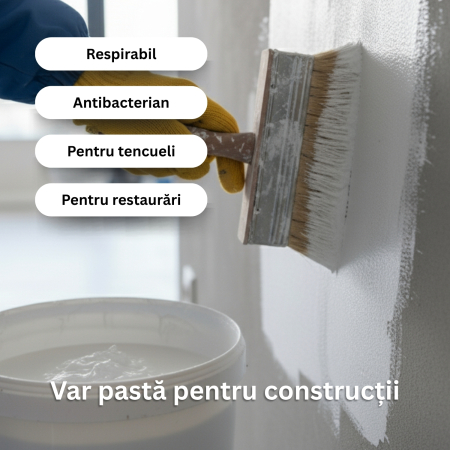 Var pastă ecologic pentru construcții 5 kg, pereți curați, respirabili și durabili [1]
