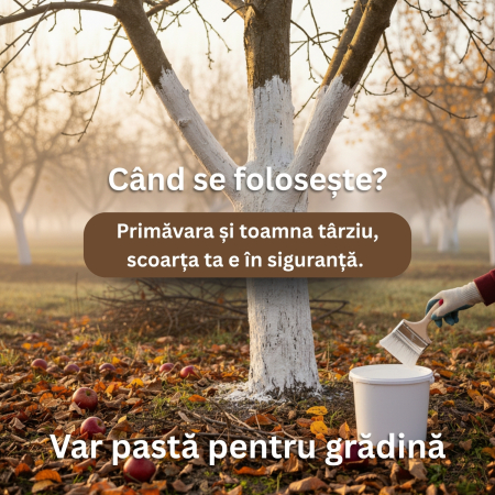 Var pastă ecologic pentru grădină 5 kg, protecție naturală pentru pomii tăi [2]