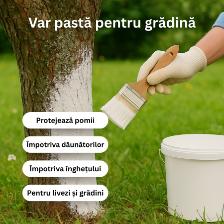 Var pastă ecologic pentru grădină 5 kg, protecție naturală pentru pomii tăi [1]