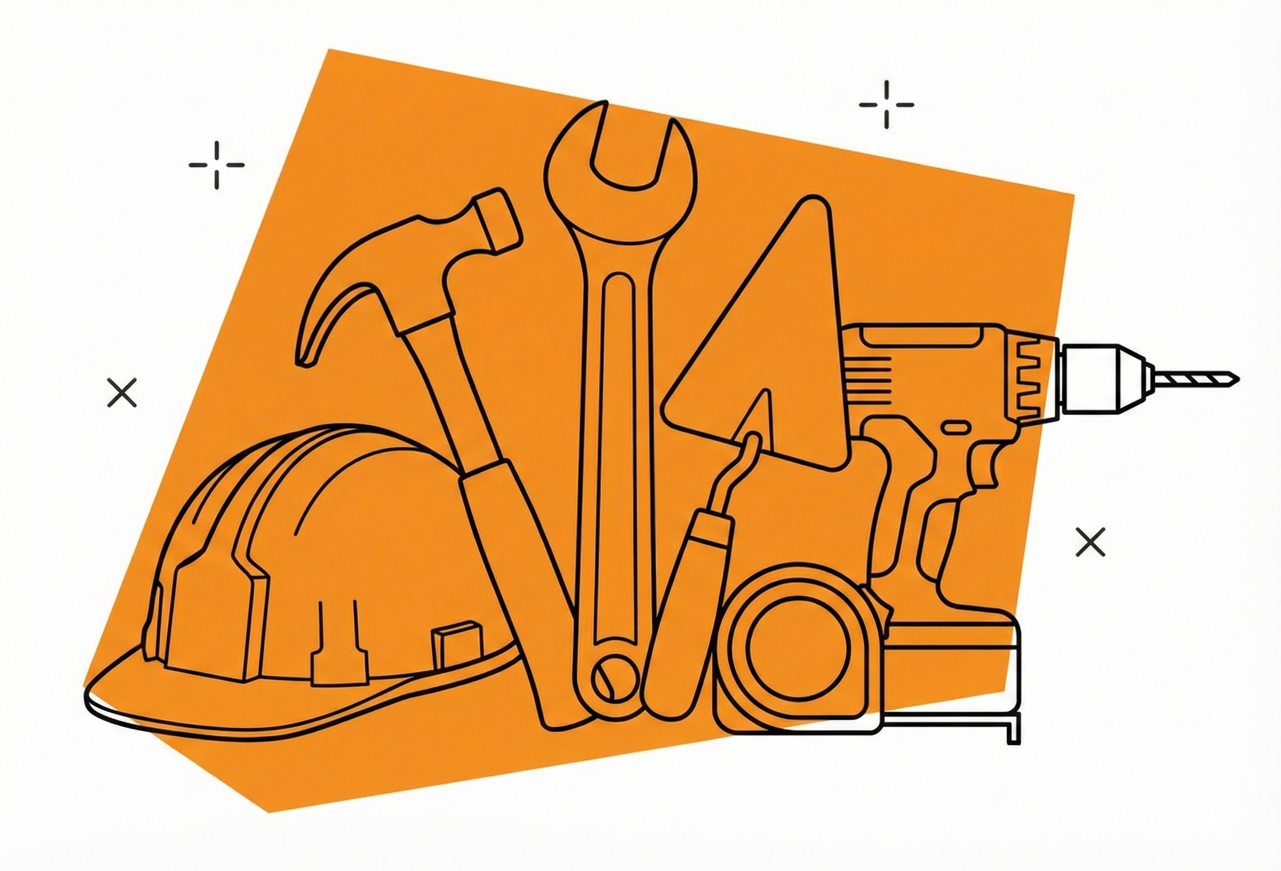 Scule, unelte și echipamente pentru construcții și întreținere