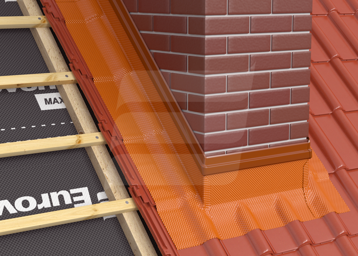 Banda autocolantă Flex 3D pentru coș, RAL 3011, Bordo [2]