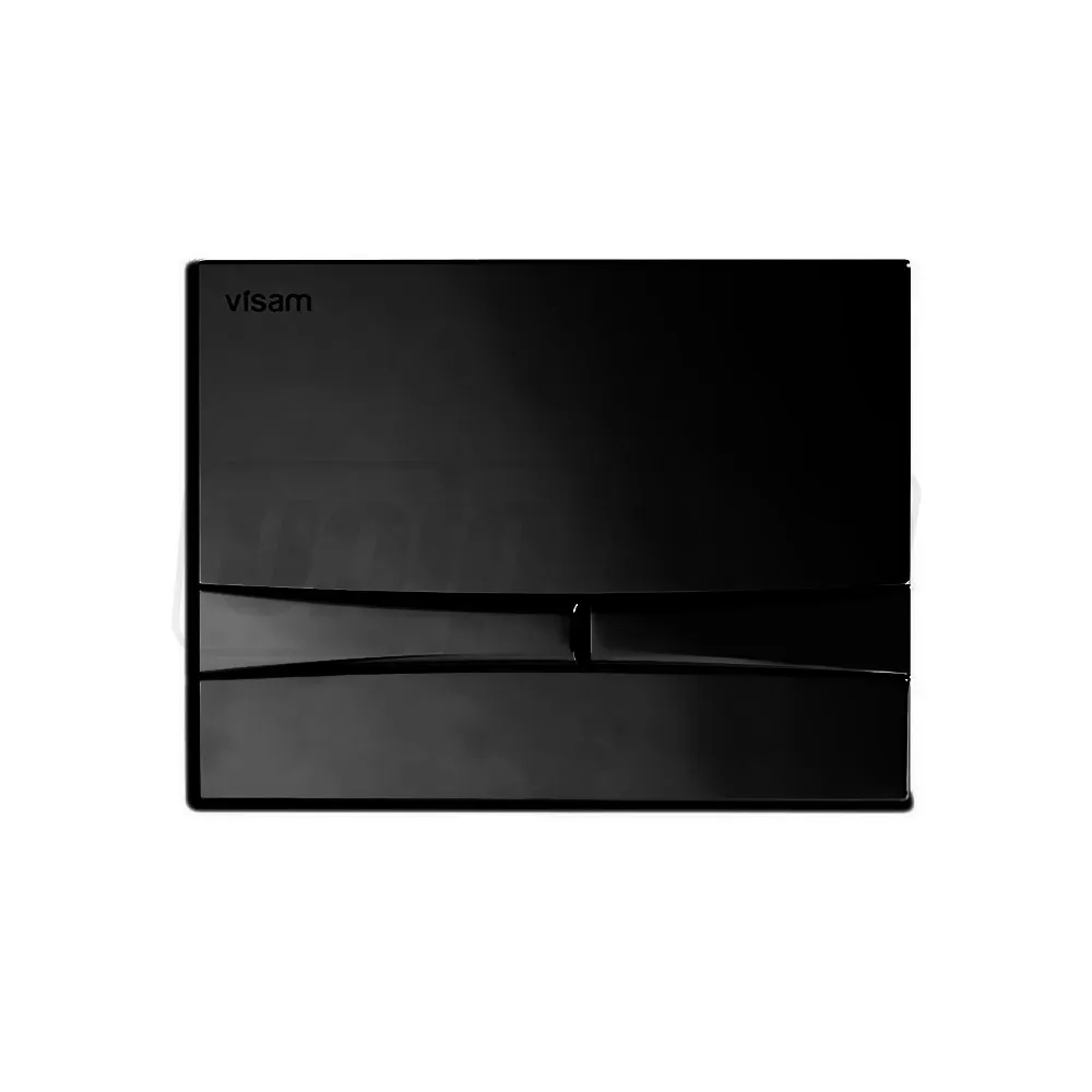 Buton actionare rezervor (incorporabil) MIA (negru mat) (Black Matt)  VISAM [1]