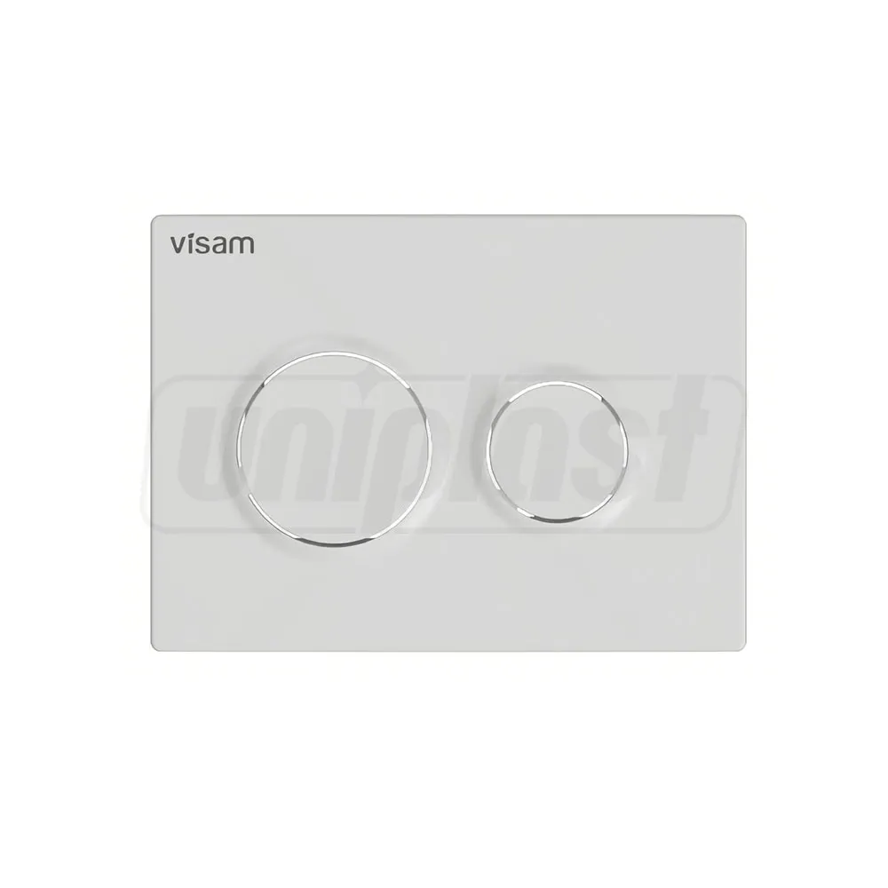 Buton actionare rezervor (incorporabil) OLIMPOS (alb)  VISAM [1]