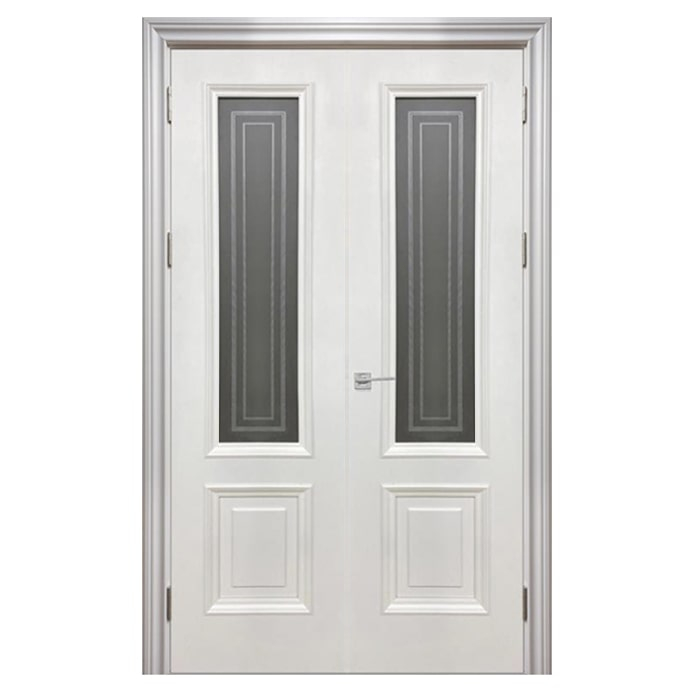 Set uși duble de interior cu sticlă, Riviera [2]