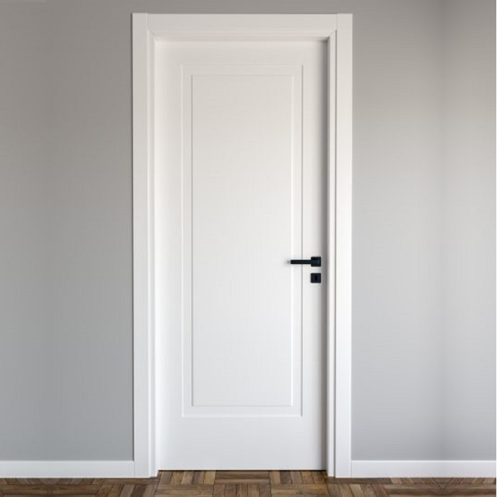 Ușă de interior FLAT-1, 80 cm, albă [2]