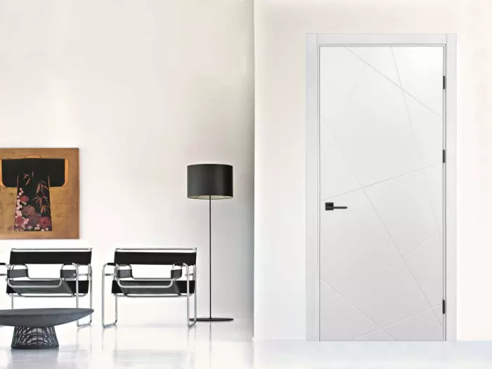 Ușă de interior Meridian 90 cm, albă [2]