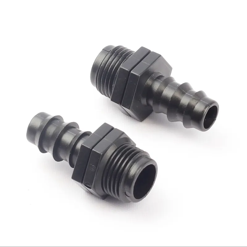 Irigare - Adaptor cu portfurtun D. 20x1/2" FE (negru)