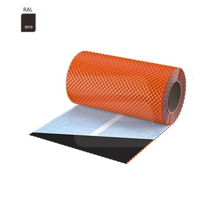 Elemente auxiliare p/u acoperiş - Banda autocolantă Flex 3D pentru coș, RAL 8019 brun