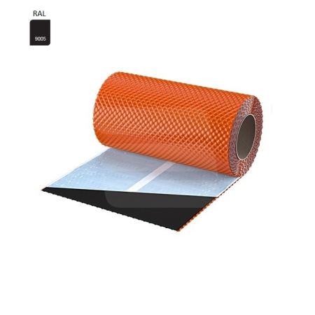 Elemente auxiliare p/u acoperiş - Banda autocolantă Flex 3D pentru coș, RAL 9005 negru