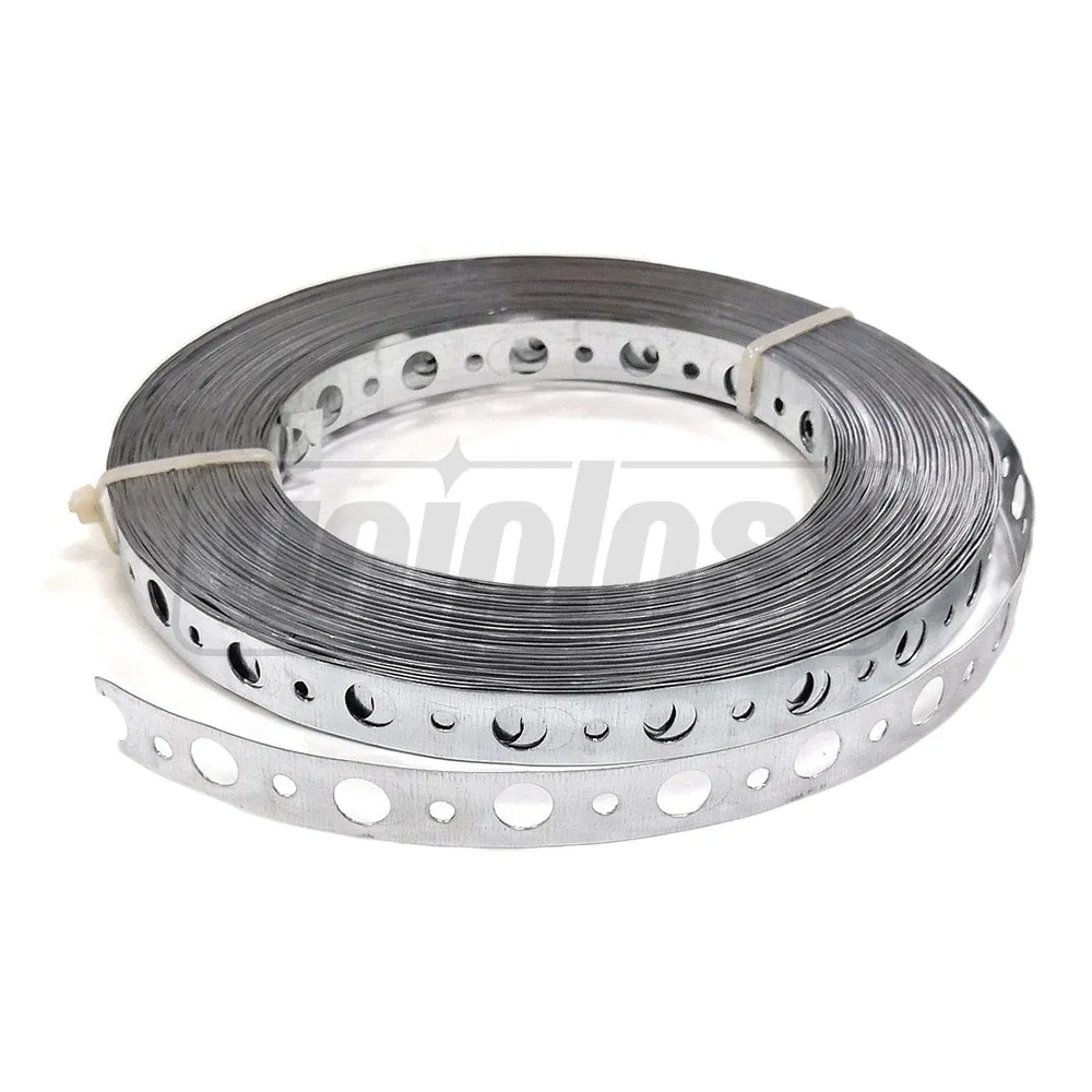 Tehnică de fixare (elemente de prindere) - Banda perforata metal 17x0.6 L=25 m ML1706  EUROPLAST