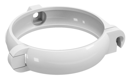 Sistem de scurgere „Devorex” - Bratara de prindere pu burlan DN 80 Devorex  alb