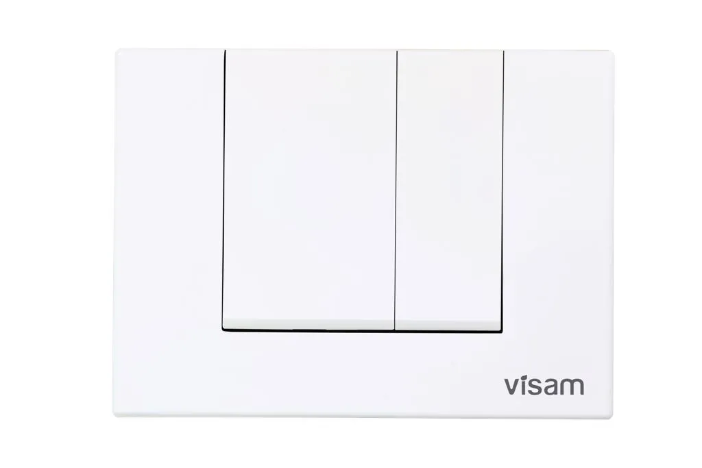 Instalații sanitare - Buton actionare rezervor (incorporabil) ALINDA (alb)  VISAM