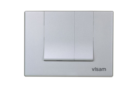 Instalații sanitare - Buton actionare rezervor (incorporabil) ALINDA (crom mat)  VISAM