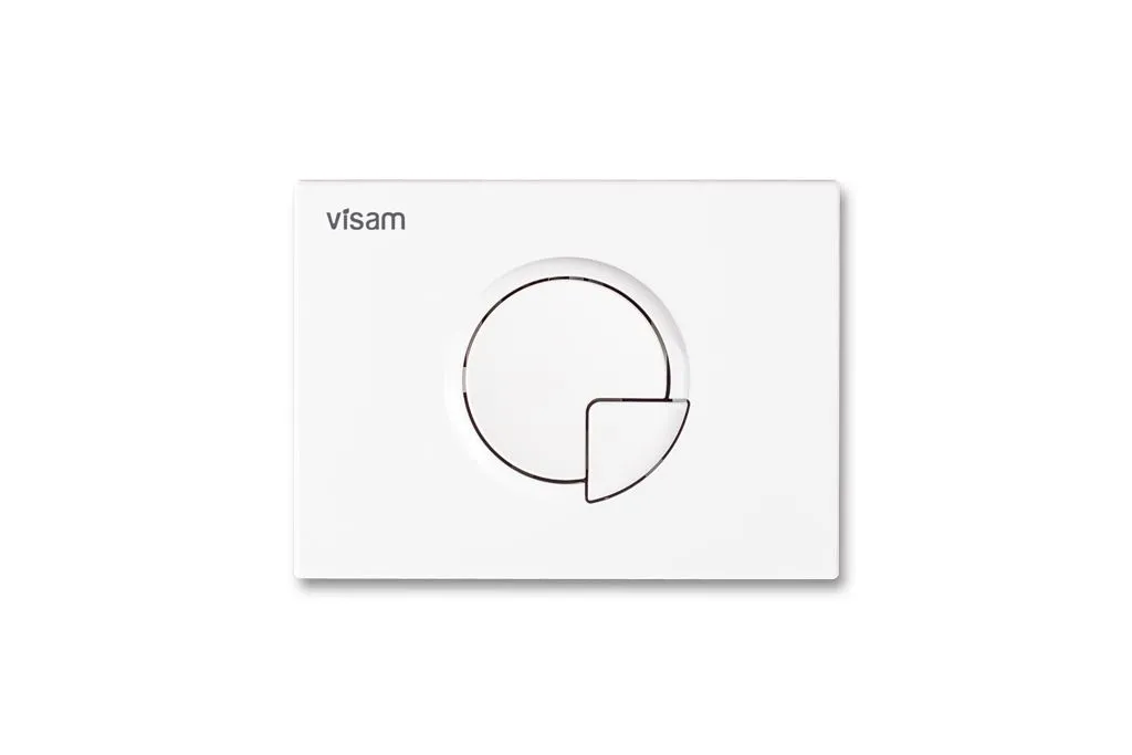 Instalații sanitare - Buton actionare rezervor (incorporabil) DIDIM (alb)  VISAM