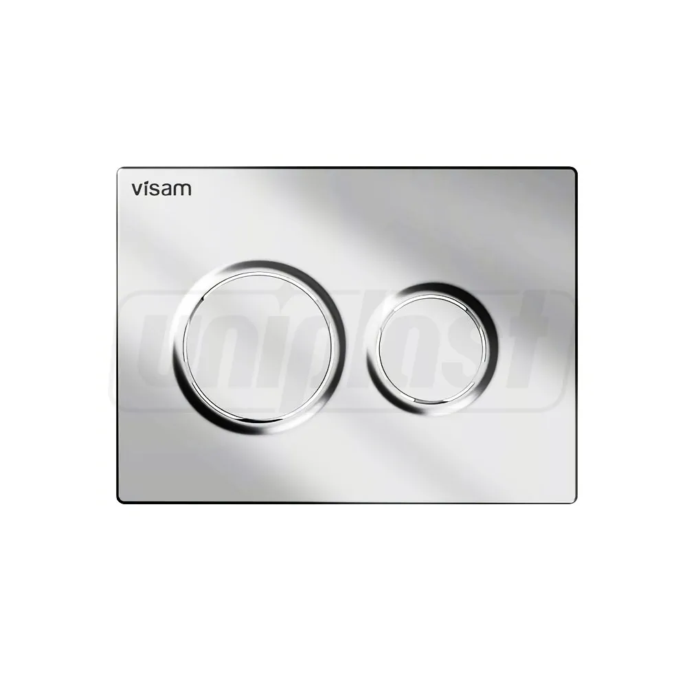 Instalații sanitare - Buton actionare rezervor (incorporabil) OLIMPOS (crom) (Bright Chrome)  VISAM