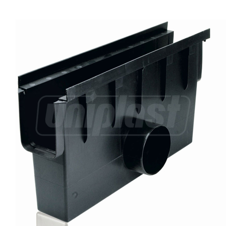 Grile și canale de scurgere; trape de curte din fontă și plastic - Canal canalizare PP  500x280x126 mm Art. 1742  ZMM MAXPOL