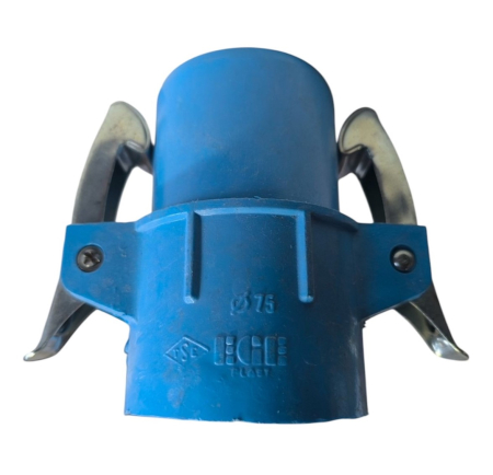 Sisteme pentru irigare câmpurilor PEP/ASPVC - Cap ASPVC D. 75 FE cu capsator  EGEPLAST