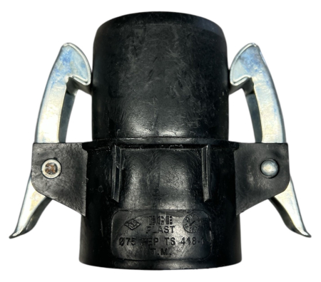 Sisteme pentru irigare câmpurilor PEP/ASPVC - Cap PEP D. 75 FI cu capsator  EGEPLAST