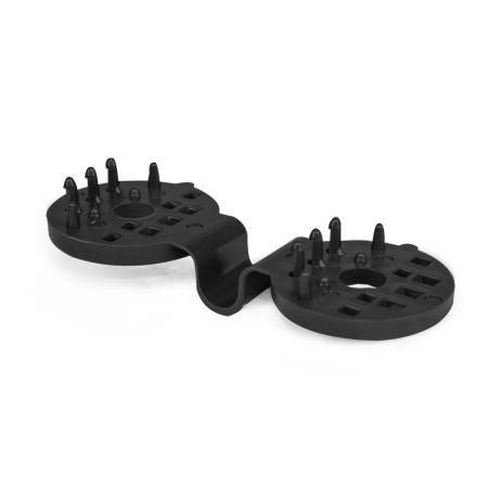 Plasă de umbrire - Clips plastic pentru plasa umbrire rotund (negru) BCK4-BK-L  BRADAS