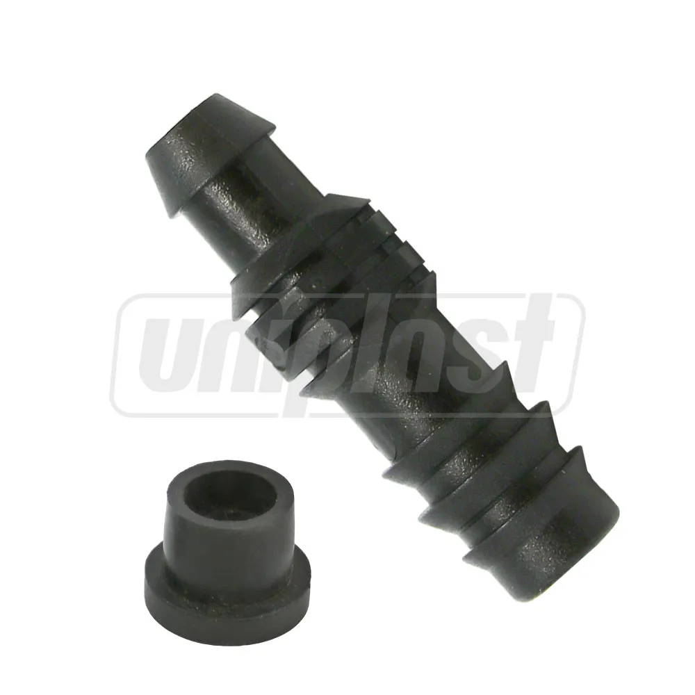 Irigare - Conector PE / tub de picurare D. 16 (cu garnitura (T))  UNITAPE