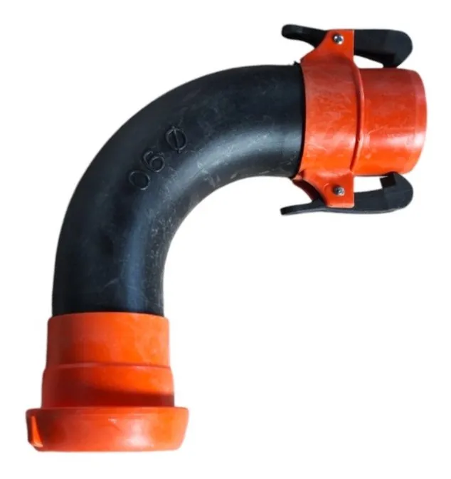 Sisteme pentru irigare câmpurilor PEP/ASPVC - Cot cu prindere rapida din plastic PEP D. 90  ASB