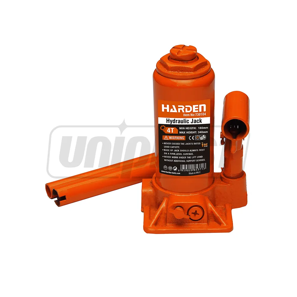 Scule pentru mecanică auto. Chei - Cric hidraulic  6 t / 4.0 kg L=125 mm, H=200/125/60 mm Industrial  HARDEN