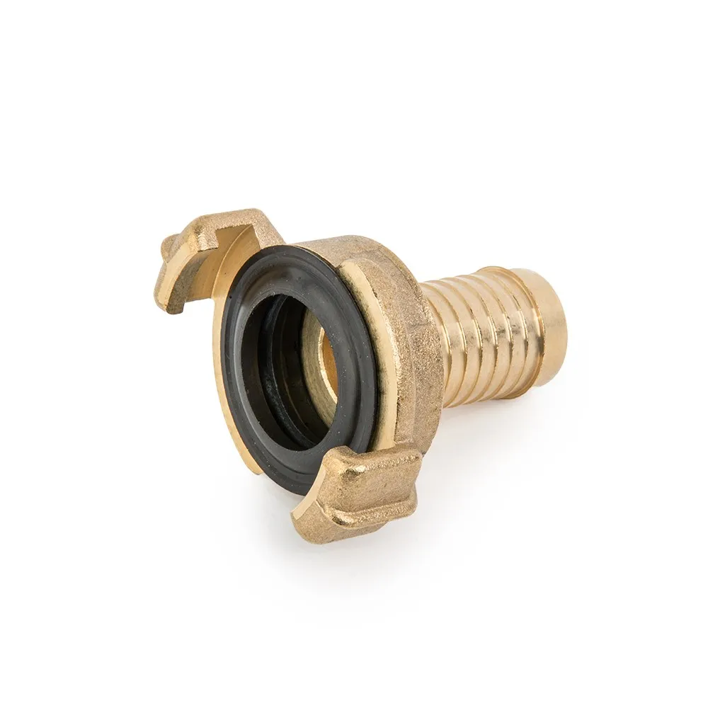 Furtun LayFlat. Fitinguri și accesorii - Cupla alama cu portfurtun D. 1" - 25 mm cu garnitura cauciuc BR-GK104  BRADAS