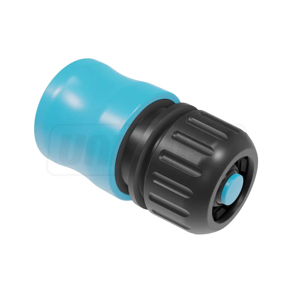 Furtunuri de grădină și accesorii pentru irigare (Cellfast) - Cupla rapida cu functie STOP D. 1/2"-5/8"  CELLFAST