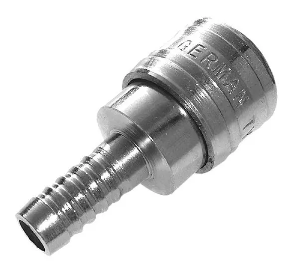 Scule pneumatice, accesorii - Cupla rapida mama cu stut de 9 mm din otel cromat SE3-3SH/STEEL  BRADAS