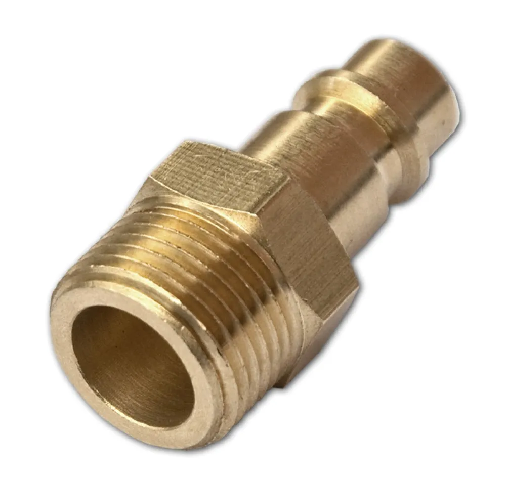 Scule pneumatice, accesorii - Cupla tata cu filet exterior FE D.  1/4" din alama SE2-2PM  BRADAS