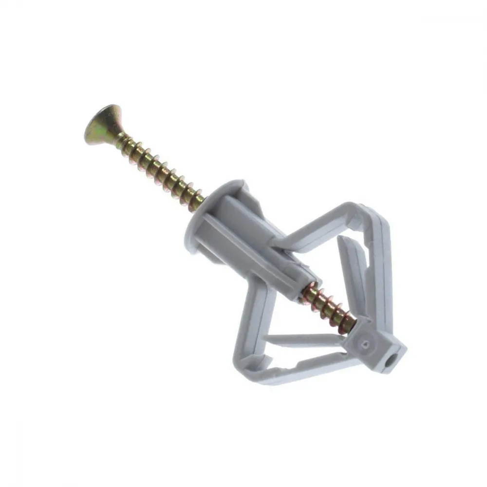 Tehnică de fixare (elemente de prindere) - Diblu fluture cu surub cap 8/3.5x60 (10 buc.)