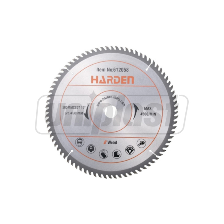 Accesorii pentru scule electrice - Disc circular, pentru lemn 305 mm x 80 Pro  HARDEN