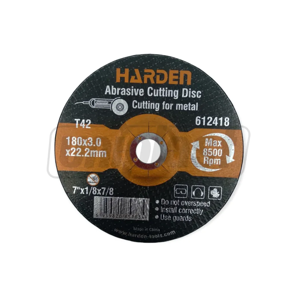 Accesorii pentru scule electrice - Disc circular, pentru metal 180 x 3.0 x 22.2 mm, tip 42 Pro  HARDEN