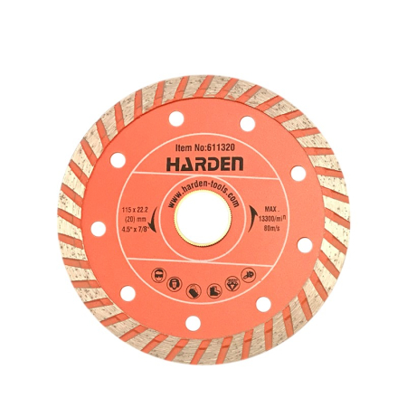 Accesorii pentru scule electrice - Disc diamantat TURBO 100 x 20.0 mm Industrial  HARDEN