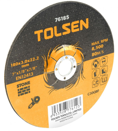 Accesorii pentru scule electrice - Disc pentru beton 180 x 3.0 x 22.2 mm  TOLSEN